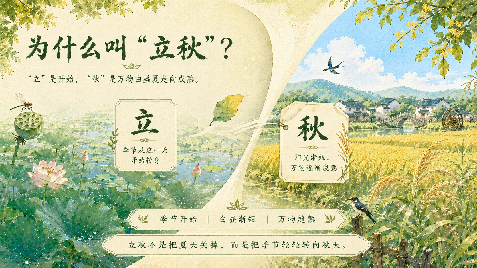 节气有知·立秋｜立秋为什么没有立刻变凉？ - 预览图1