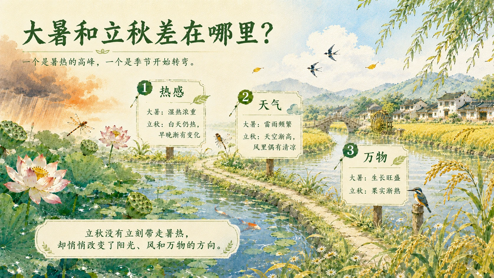 节气有知·立秋｜立秋为什么没有立刻变凉？ - 预览图2