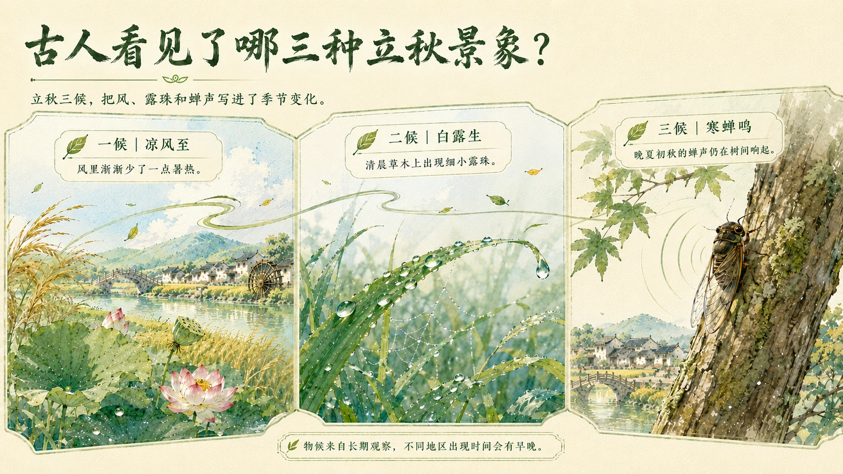 节气有知·立秋｜立秋为什么没有立刻变凉？ - 预览图5