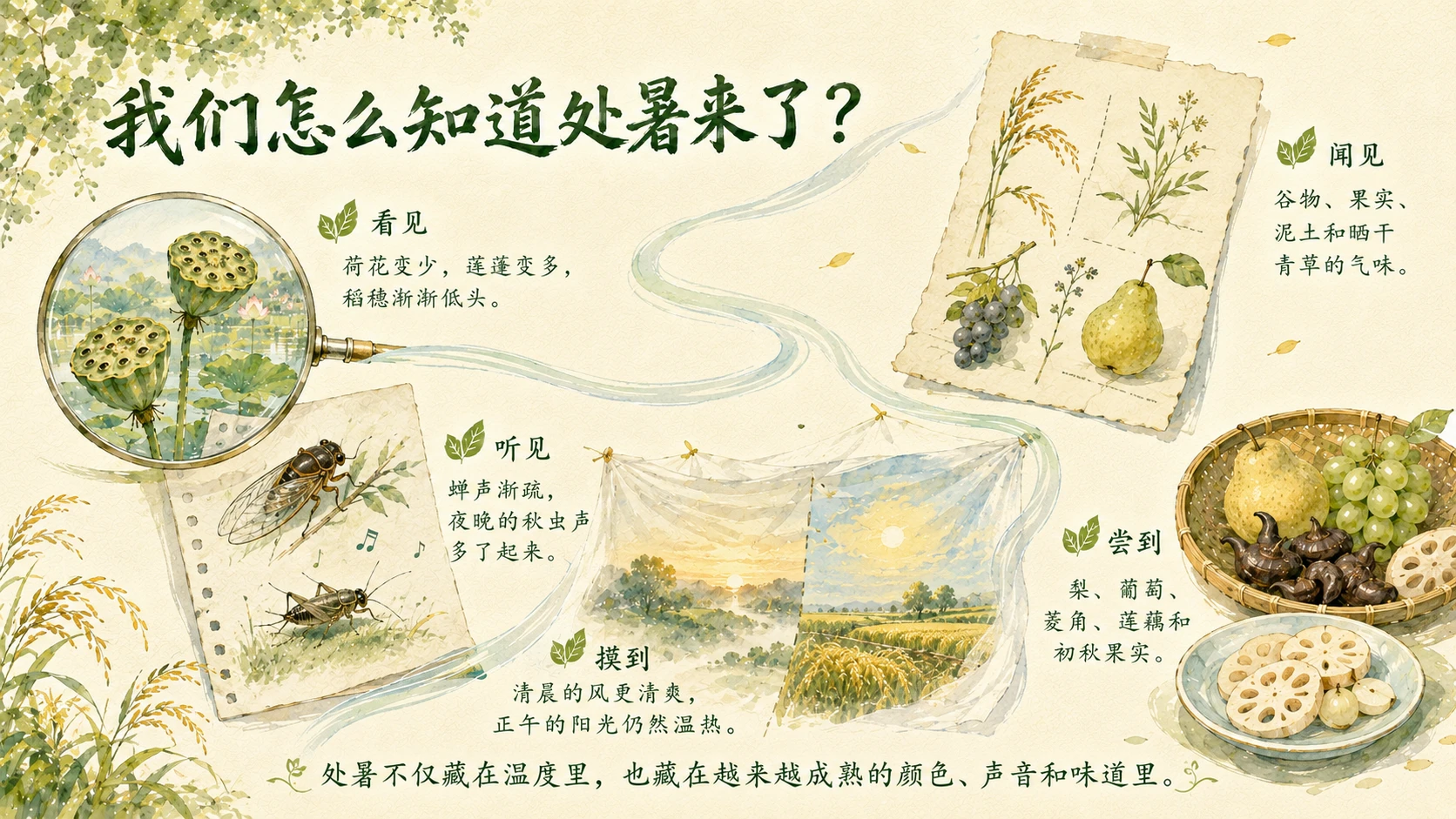 节气有知·处暑｜天地为什么开始从“长”转向“收”？ - 预览图2