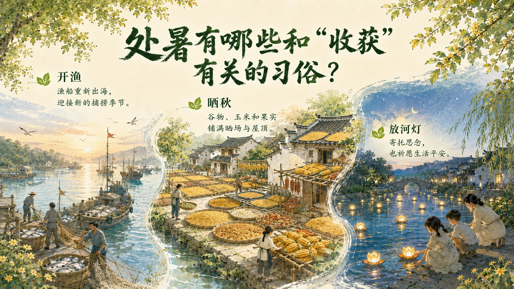 节气有知·处暑｜天地为什么开始从“长”转向“收”？ - 预览图6