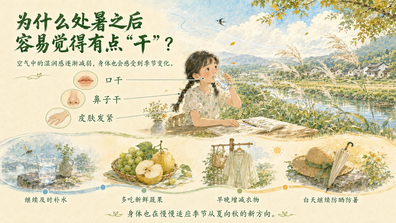 节气有知·处暑｜天地为什么开始从“长”转向“收”？ - 预览图7