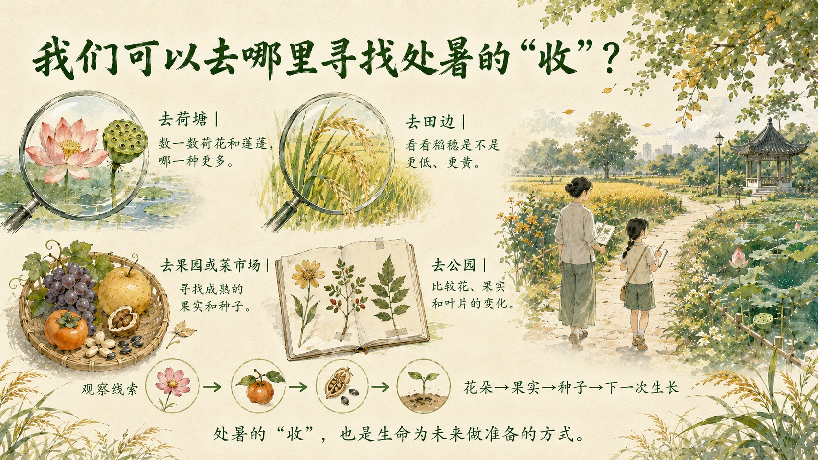 节气有知·处暑｜天地为什么开始从“长”转向“收”？ - 预览图8