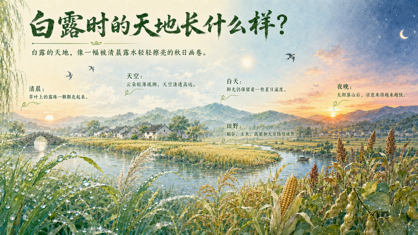 节气有知·白露｜清晨的露珠是从哪里来的？ - 预览图2