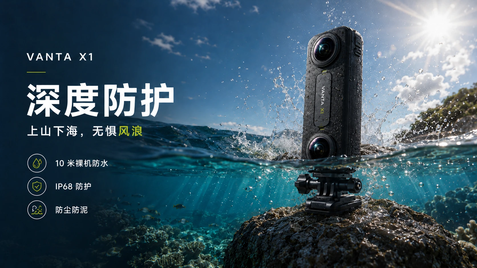《超越视角》VANTA X1 8K全景运动相机发布会PPT - 预览图12