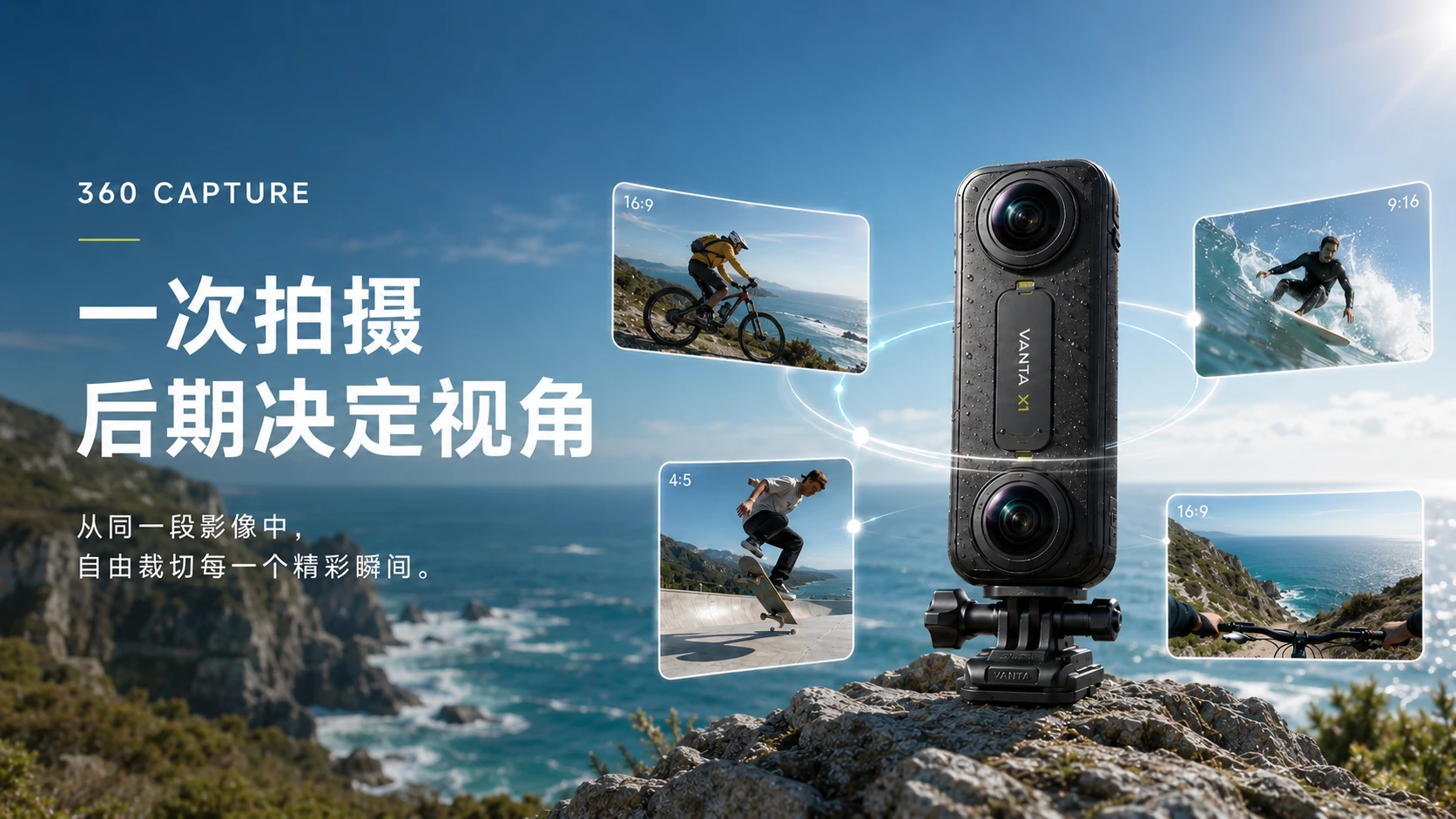 《超越视角》VANTA X1 8K全景运动相机发布会PPT - 预览图3