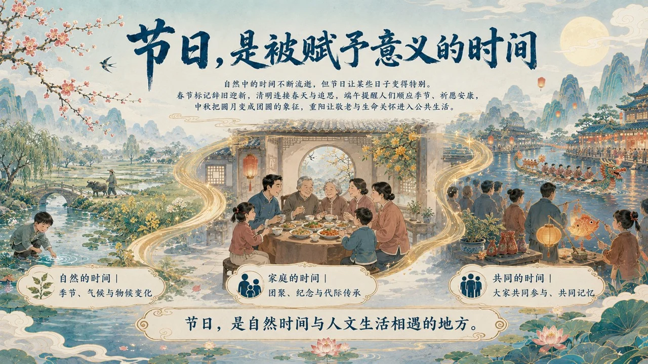 《中国传统节日里的文化密码》青少年中华文化启蒙课之四｜节日习俗、家庭情感与文化传承PPT课件 - 预览图5