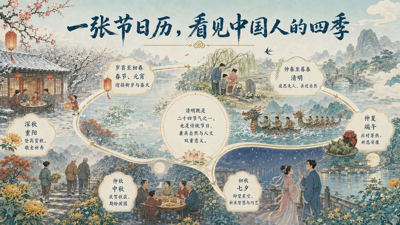 《中国传统节日里的文化密码》青少年中华文化启蒙课之四｜节日习俗、家庭情感与文化传承PPT课件 - 预览图6