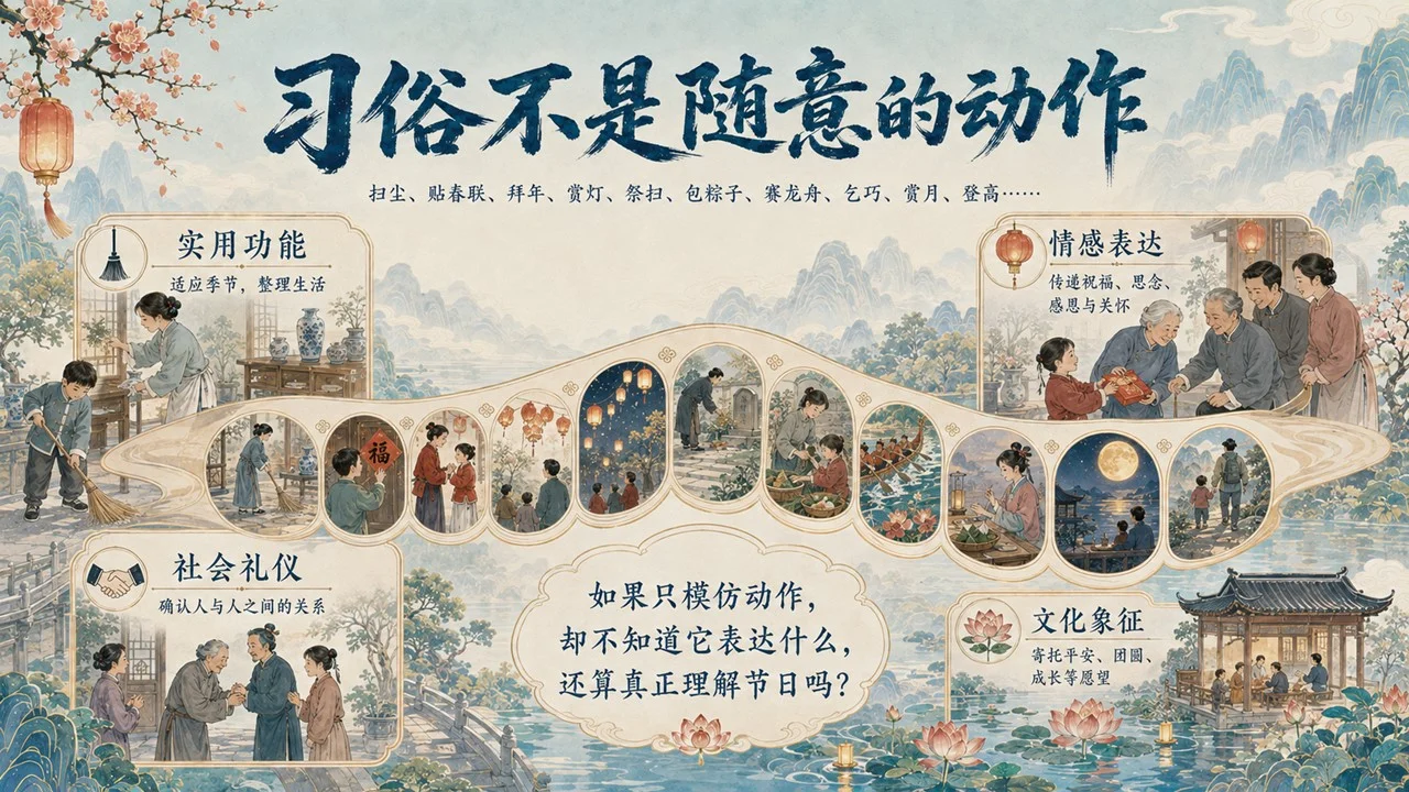 《中国传统节日里的文化密码》青少年中华文化启蒙课之四｜节日习俗、家庭情感与文化传承PPT课件 - 预览图7