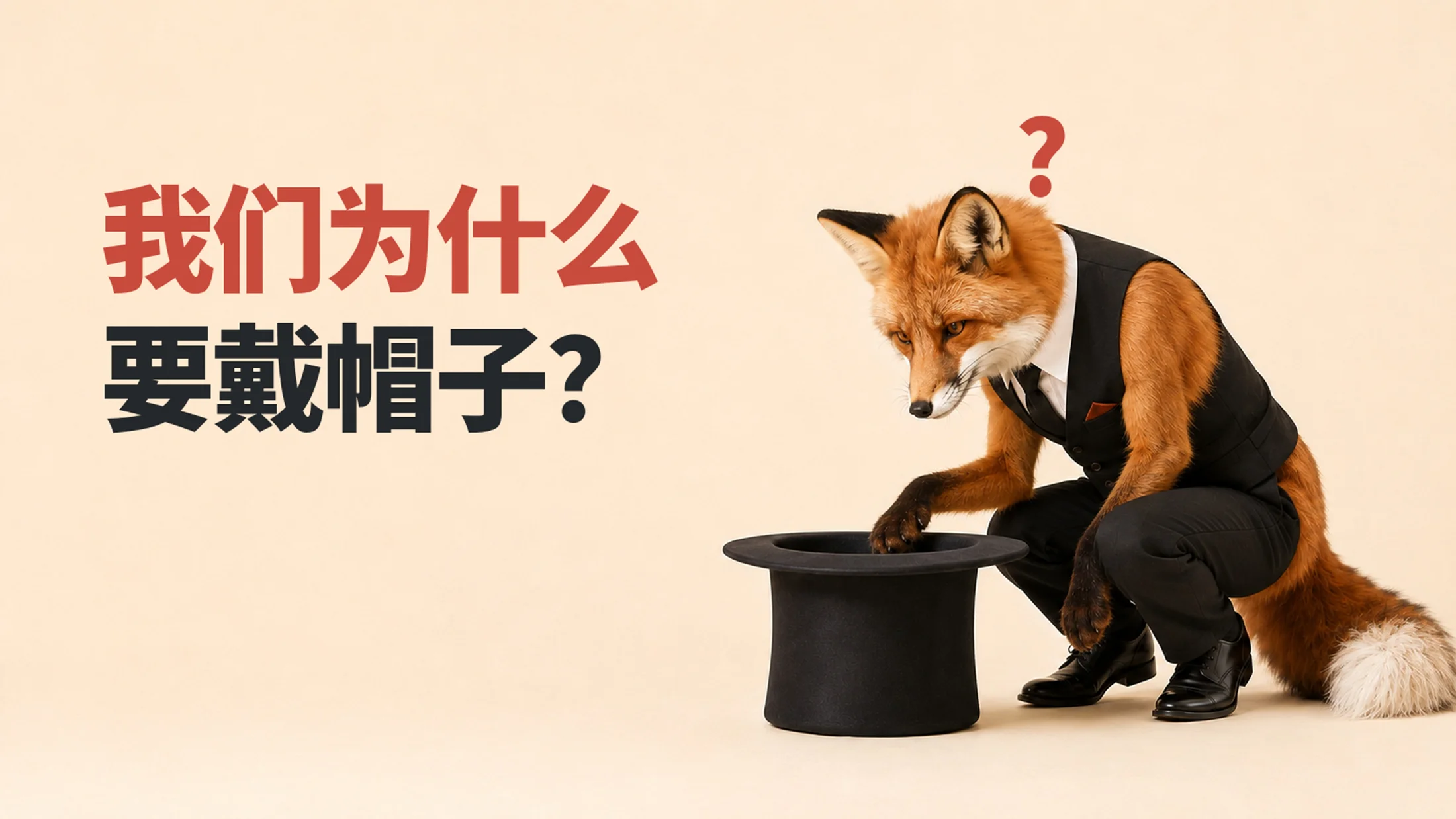 《PPT是一顶帽子》｜21张创意海报讲透PPT设计的本质 - 预览图1