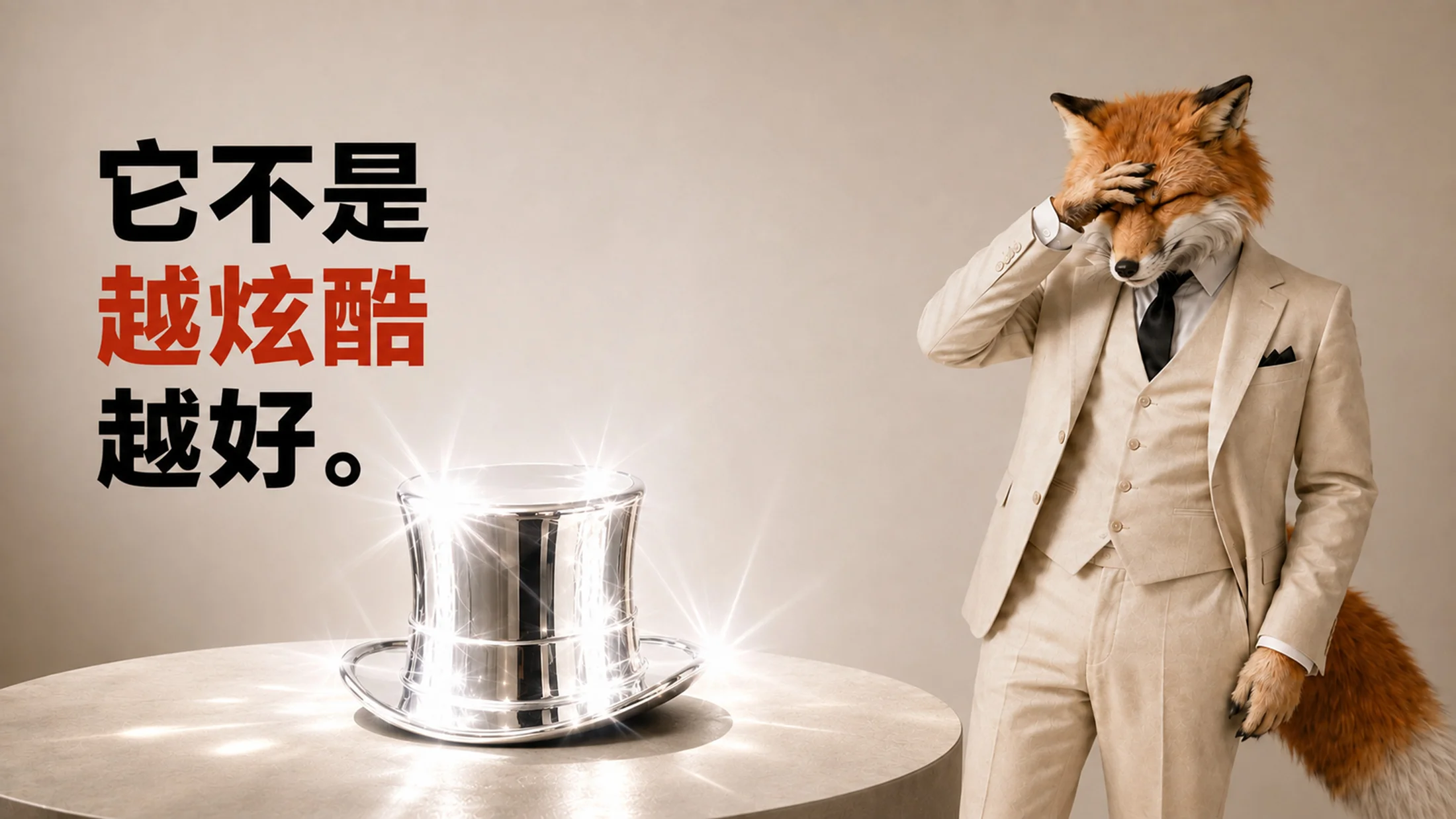 《PPT是一顶帽子》｜21张创意海报讲透PPT设计的本质 - 预览图17