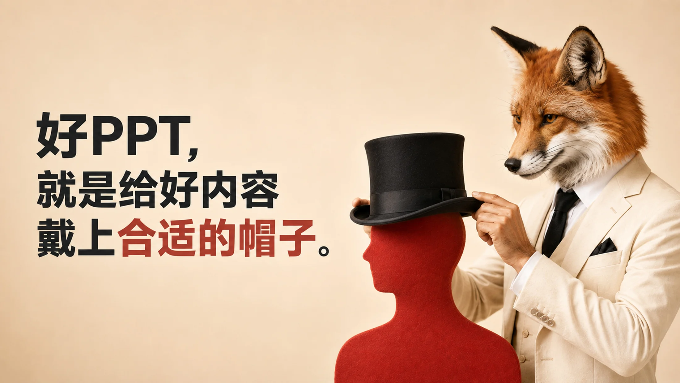 《PPT是一顶帽子》｜21张创意海报讲透PPT设计的本质 - 预览图19