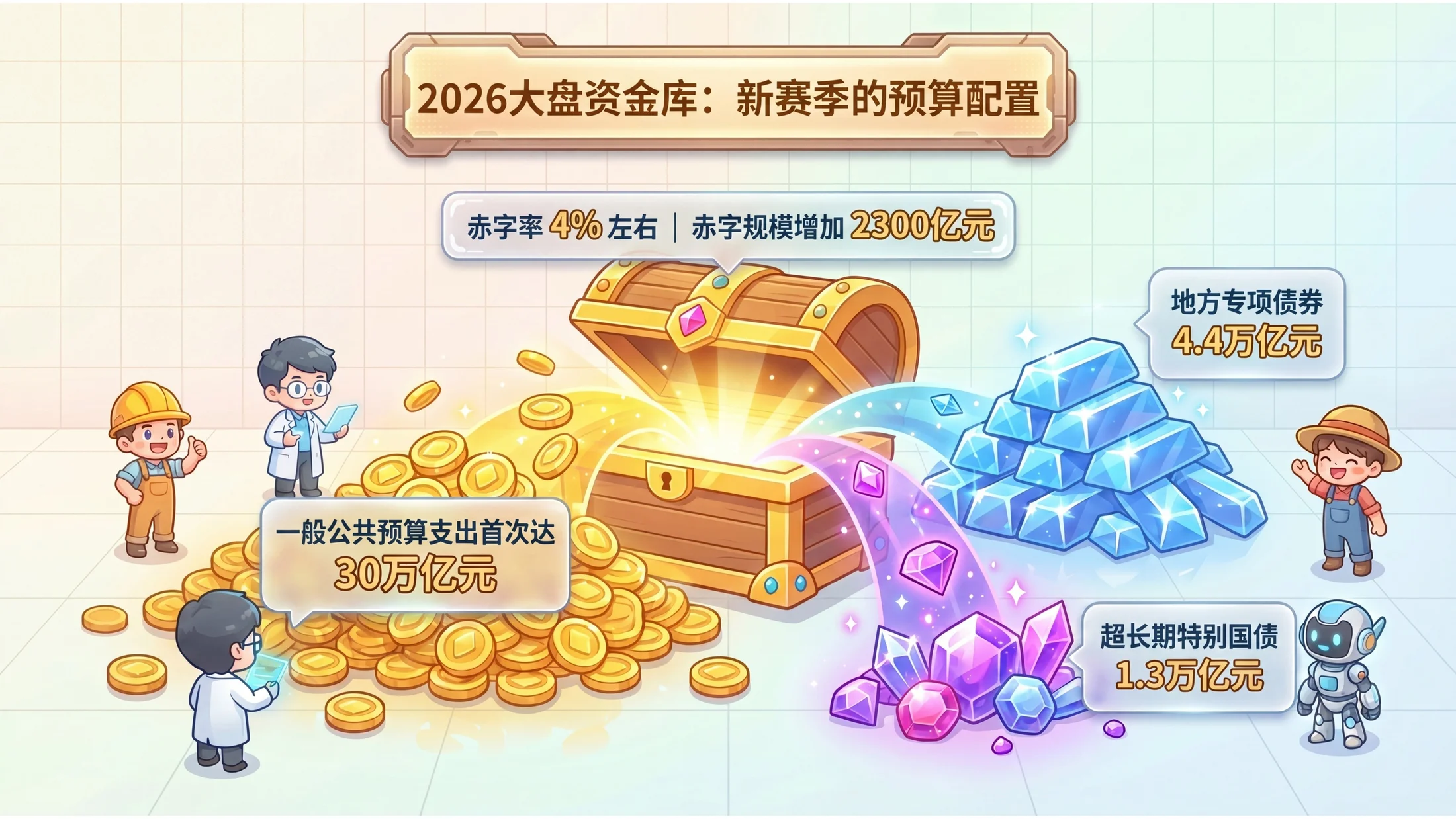 Q版卡通可爱动漫风格政府工作报告PPT - 预览图6