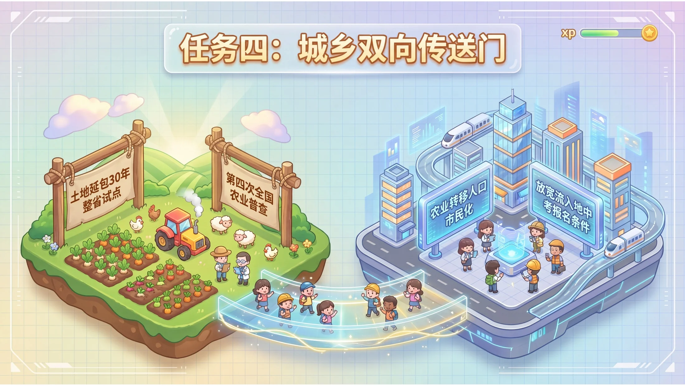 Q版卡通可爱动漫风格政府工作报告PPT - 预览图10