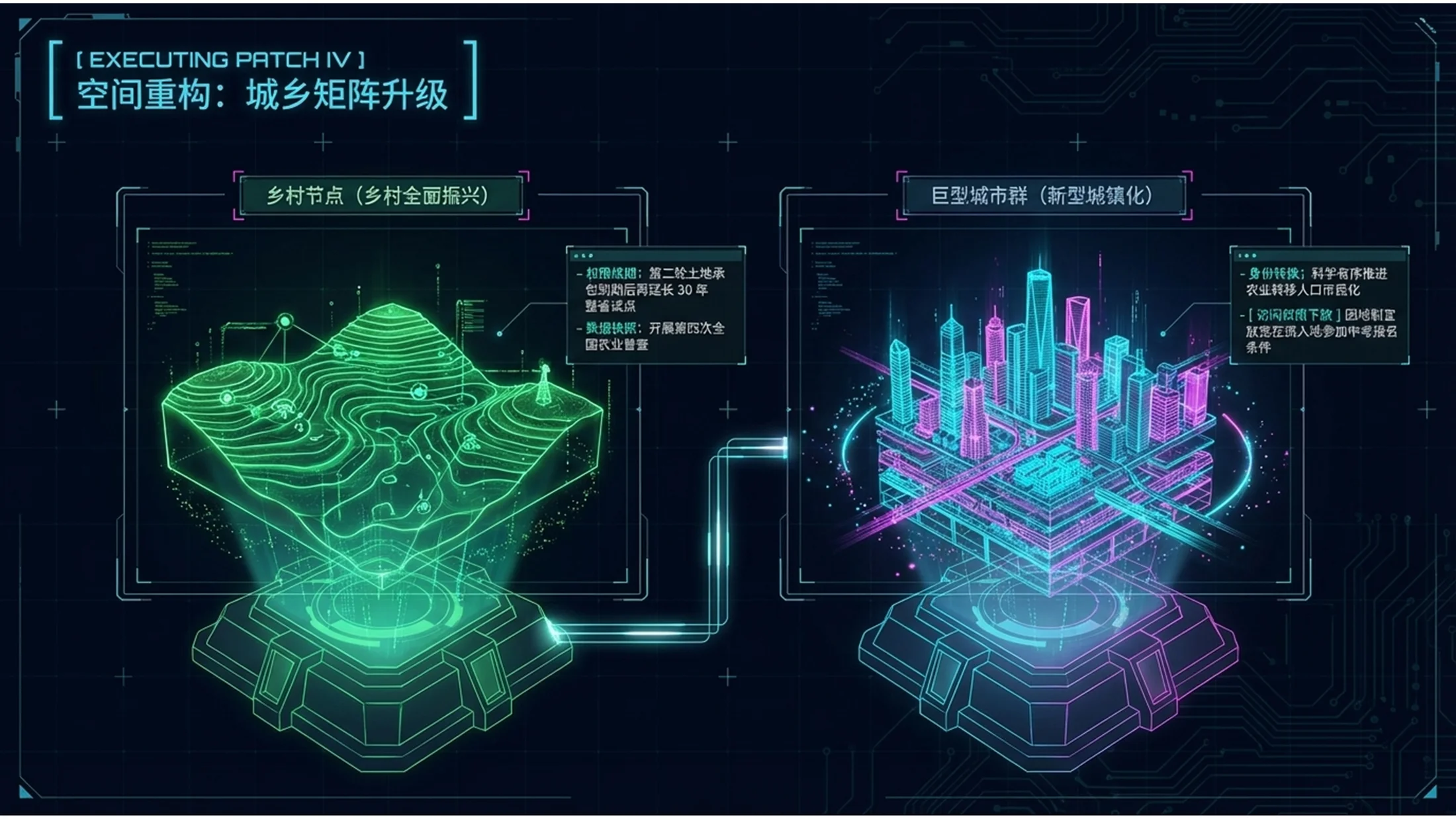荧光彩色赛博朋克风格政府工作报告PPT - 预览图9