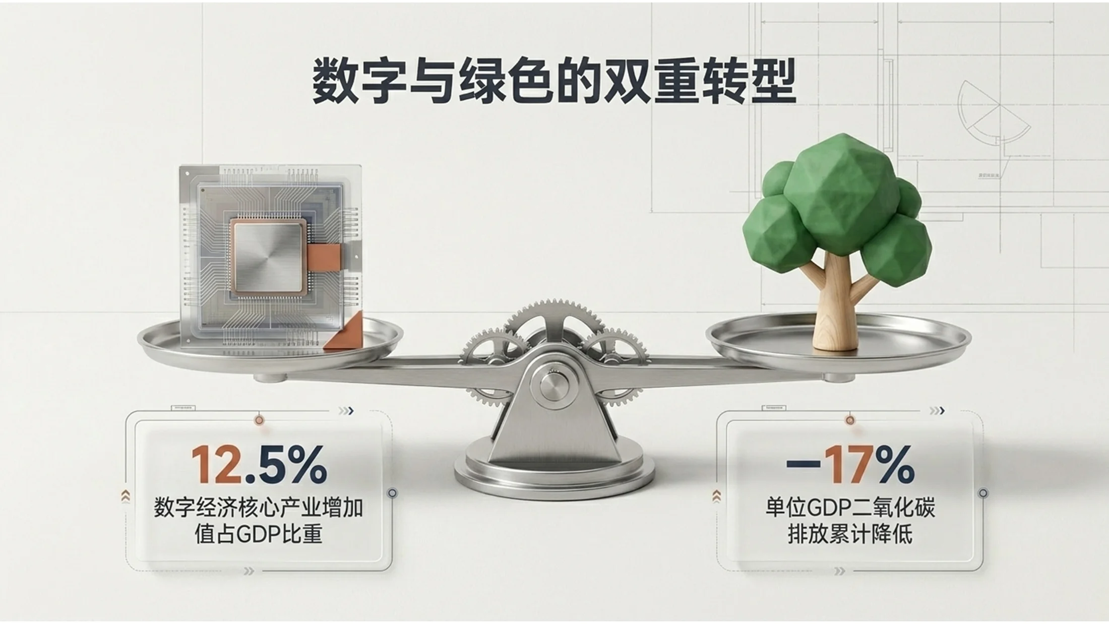 3D立体Octane渲染风格政府工作报告PPT - 预览图6