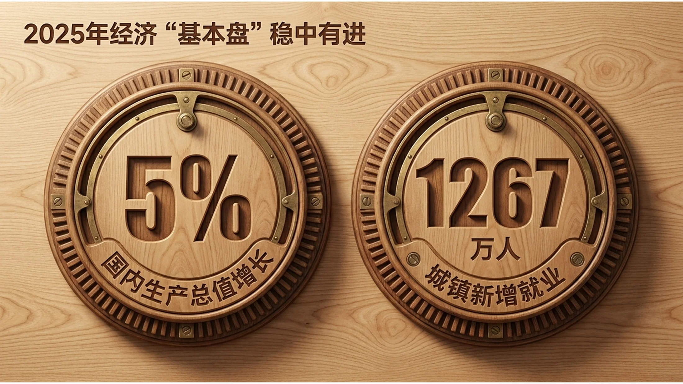 逼真清爽简约木材风格政府工作包PPT - 预览图2