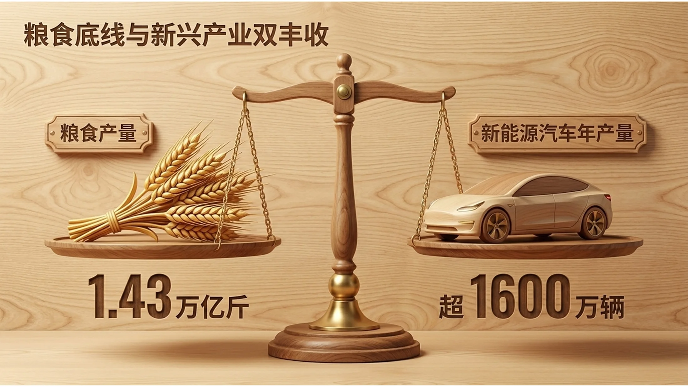 逼真清爽简约木材风格政府工作包PPT - 预览图3