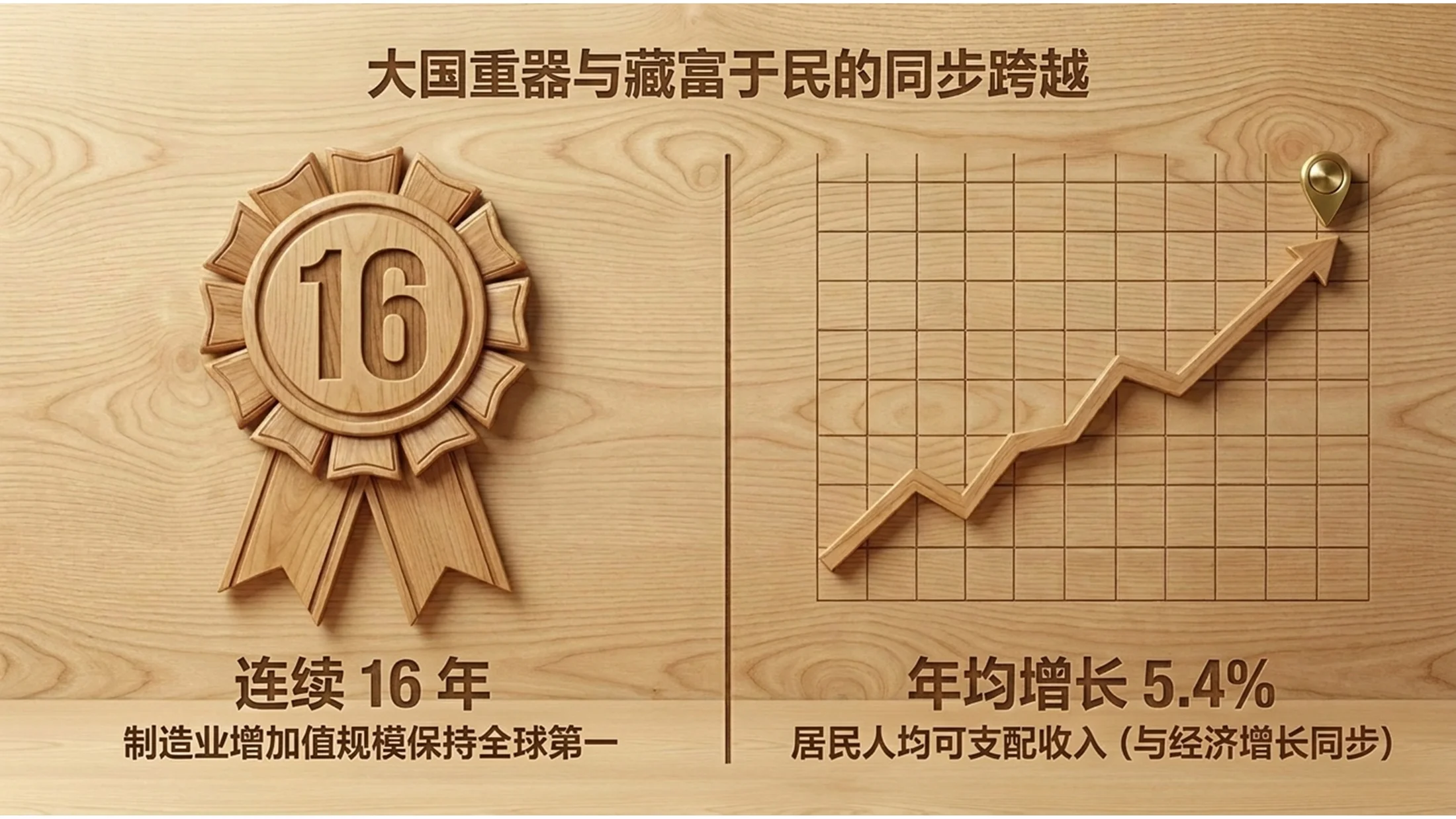 逼真清爽简约木材风格政府工作包PPT - 预览图5