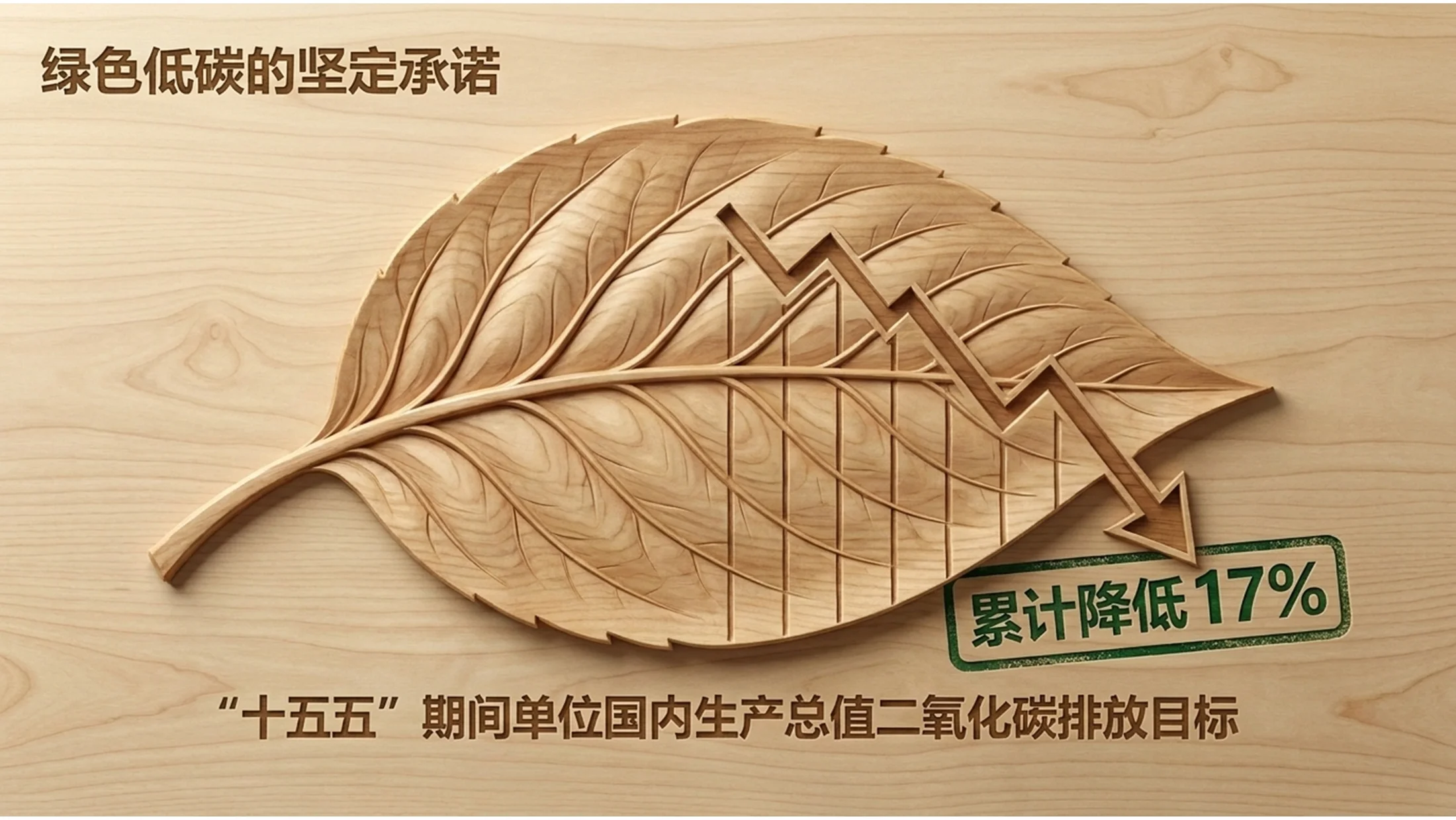 逼真清爽简约木材风格政府工作包PPT - 预览图8