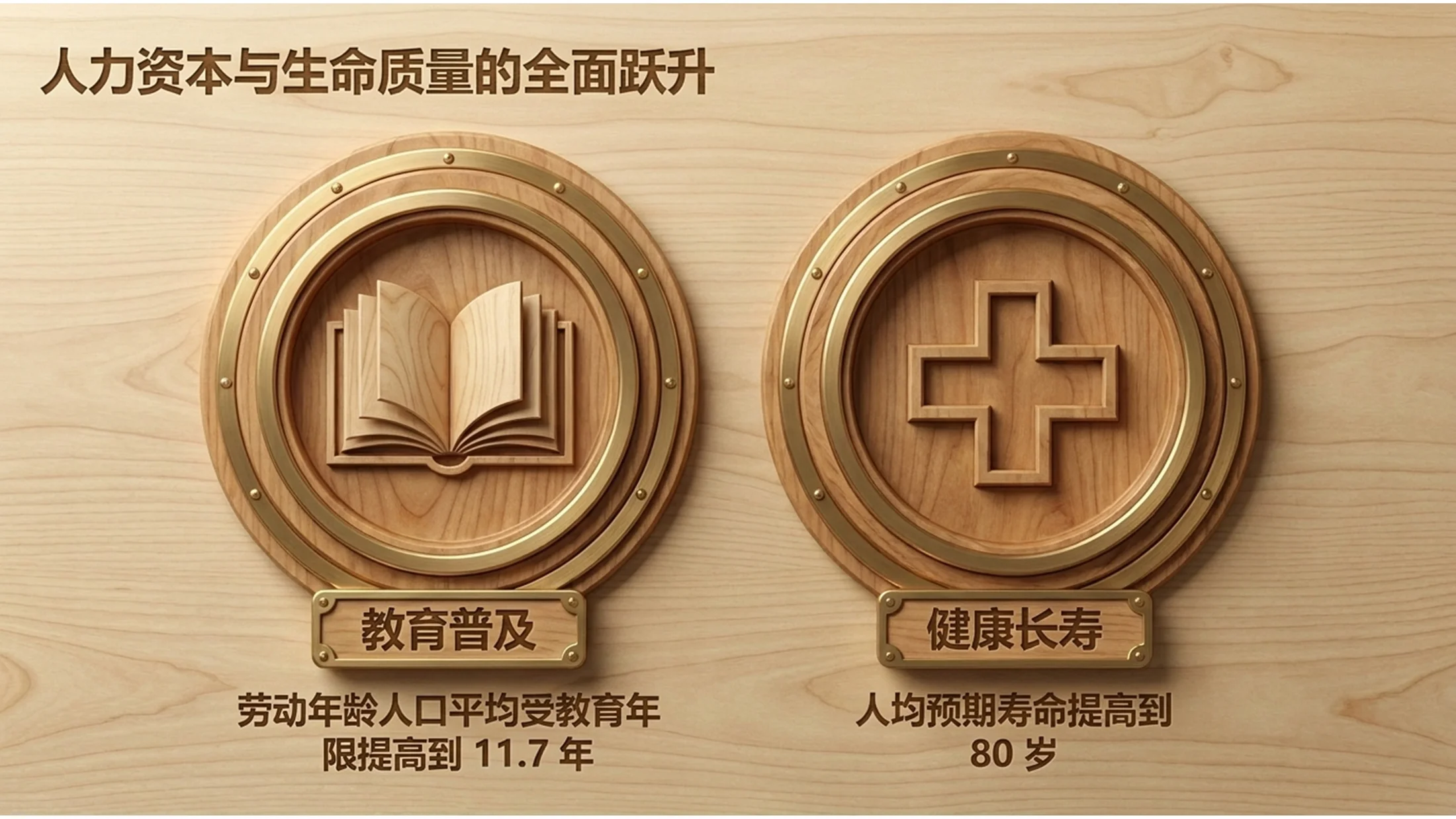 逼真清爽简约木材风格政府工作包PPT - 预览图9