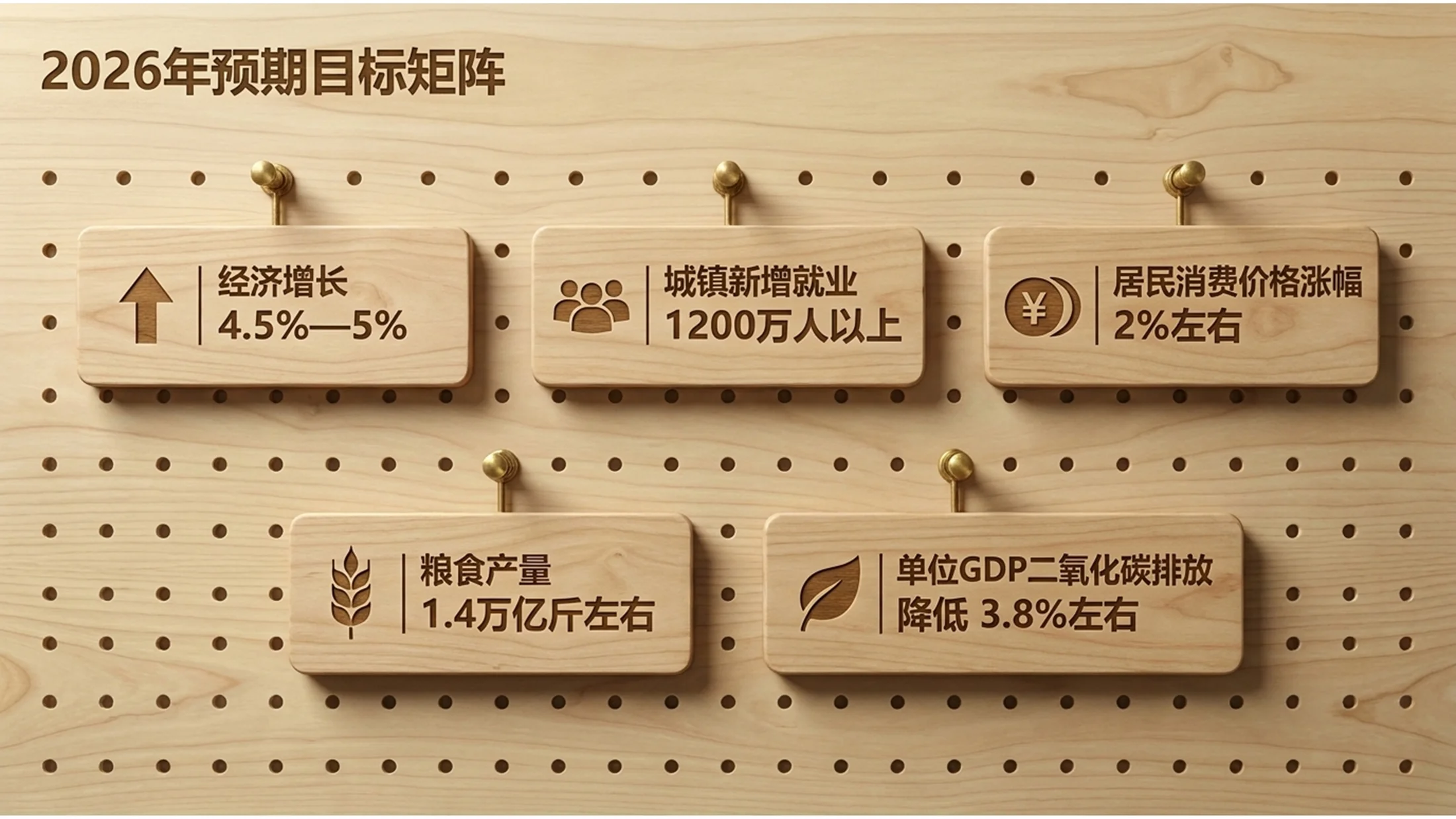 逼真清爽简约木材风格政府工作包PPT - 预览图10