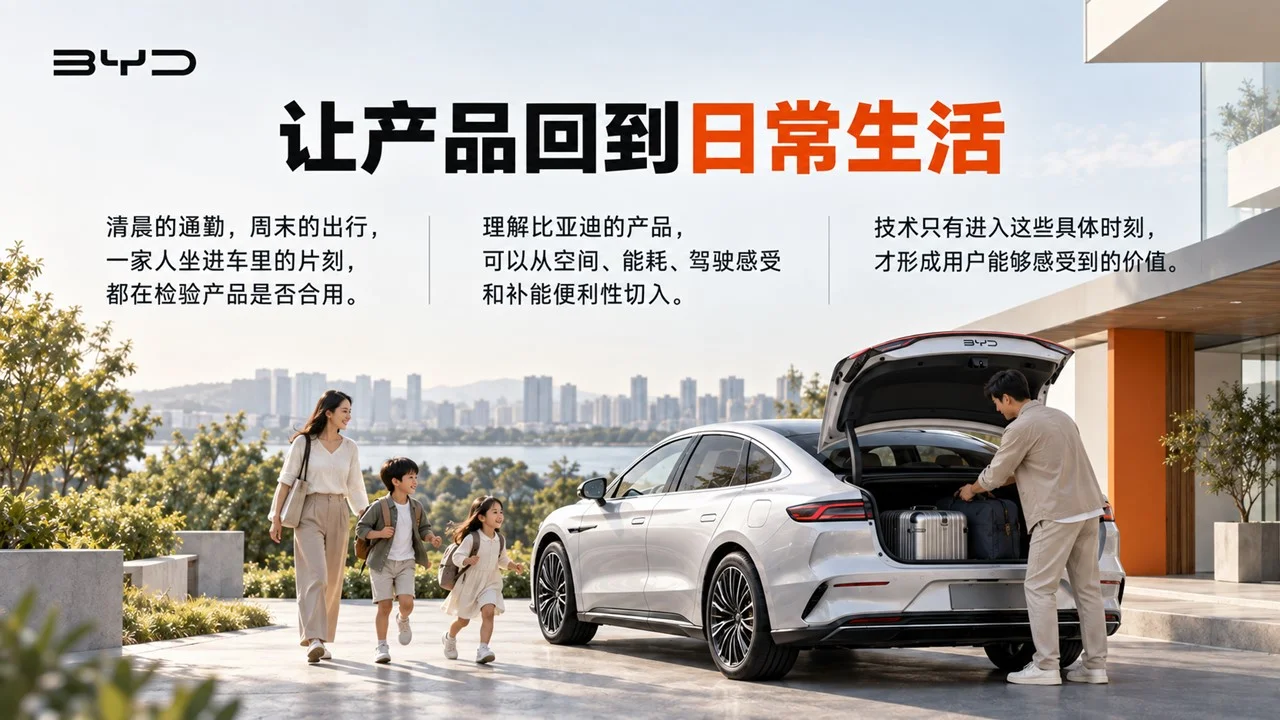 高端比亚迪BYD企业介绍PPT｜新能源汽车科技企业品牌宣传汇报模板 - 预览图17