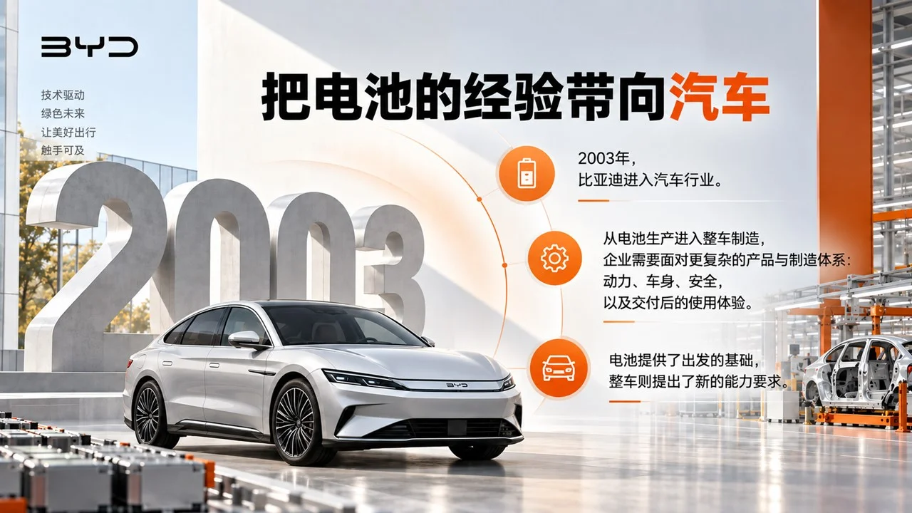 高端比亚迪BYD企业介绍PPT｜新能源汽车科技企业品牌宣传汇报模板 - 预览图6