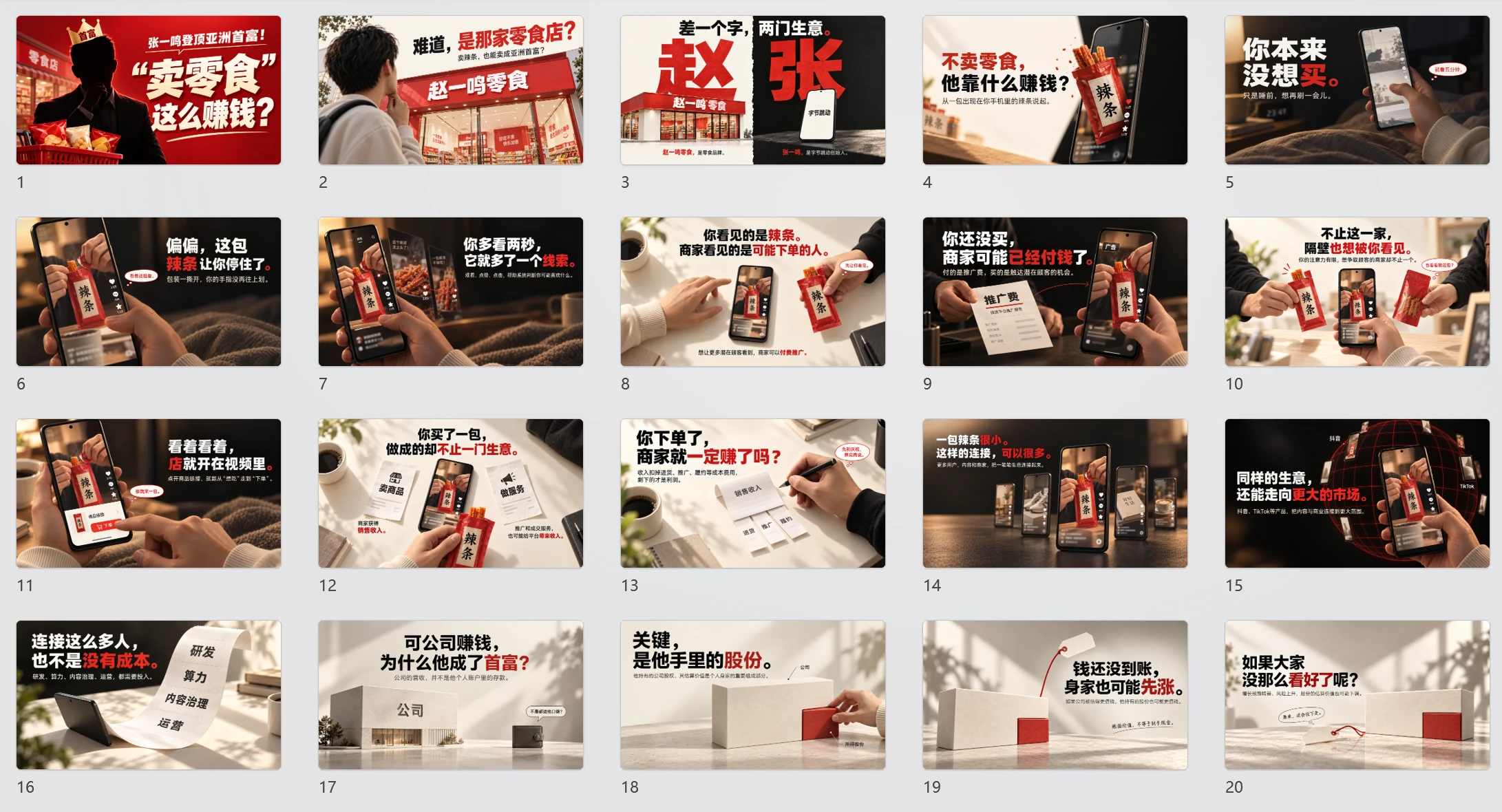 张一鸣成为亚洲首富，一个PPT讲透为啥“卖零食”这么挣钱 - 预览图19