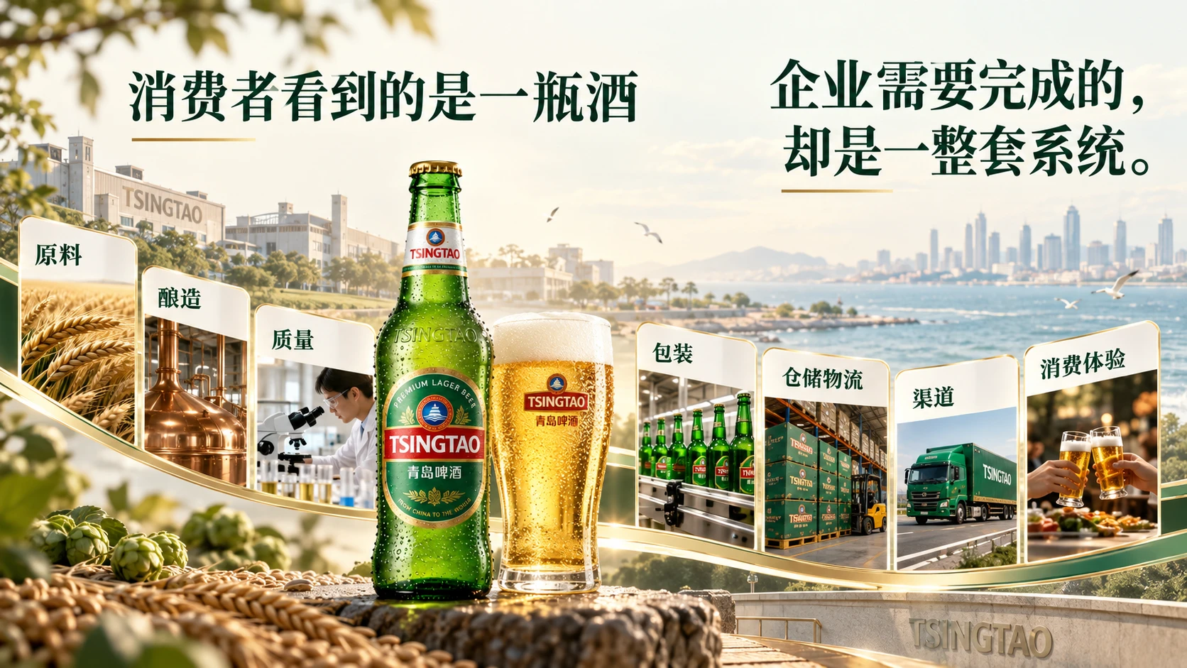 《青岛啤酒》企业品牌介绍PPT - 预览图10