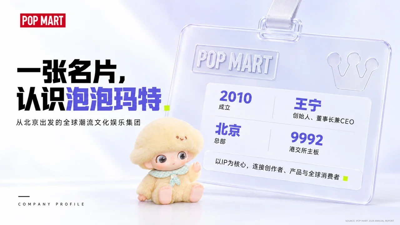 让想象成为潮流——泡泡玛特企业介绍PPT - 预览图1