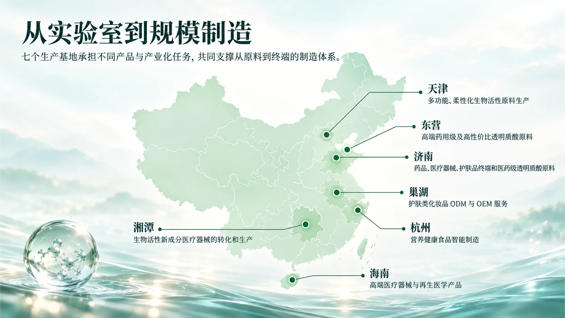 华熙生物｜一滴透明质酸的旅程（可编辑企业介绍PPT） - 预览图12