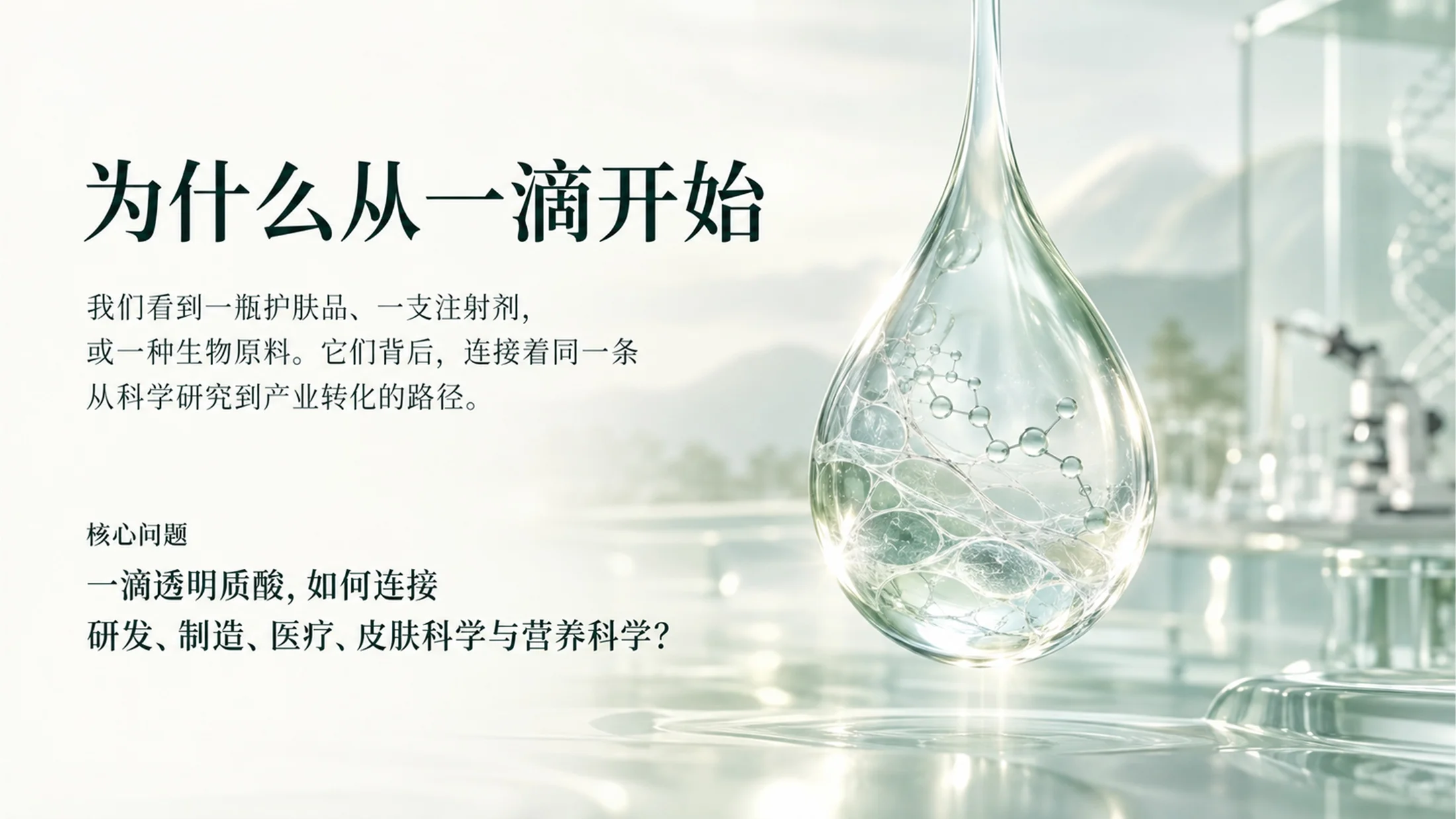 华熙生物｜一滴透明质酸的旅程（可编辑企业介绍PPT） - 预览图2