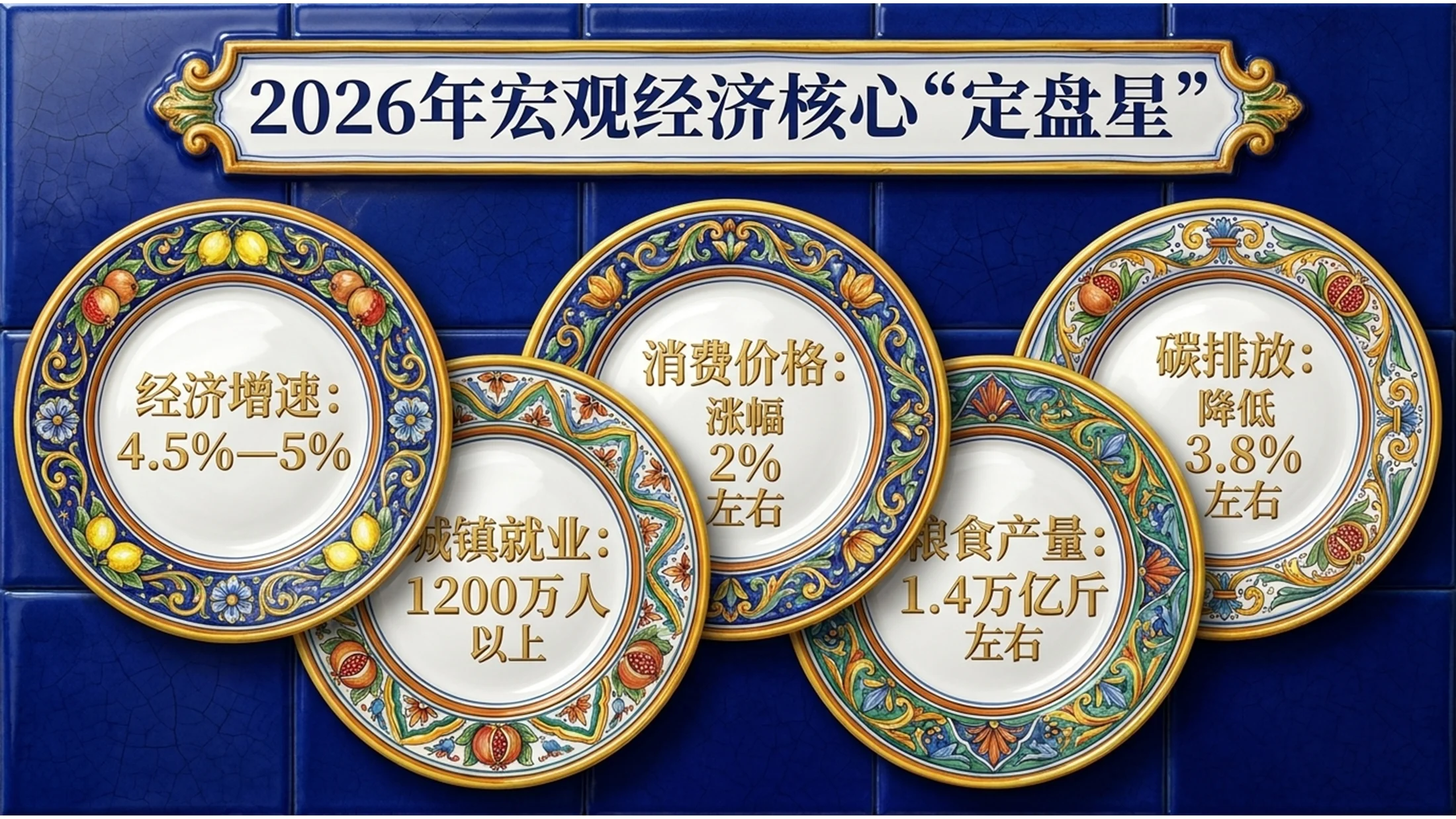 西方彩色陶瓷工艺品风格政府工作报告PPT - 预览图6