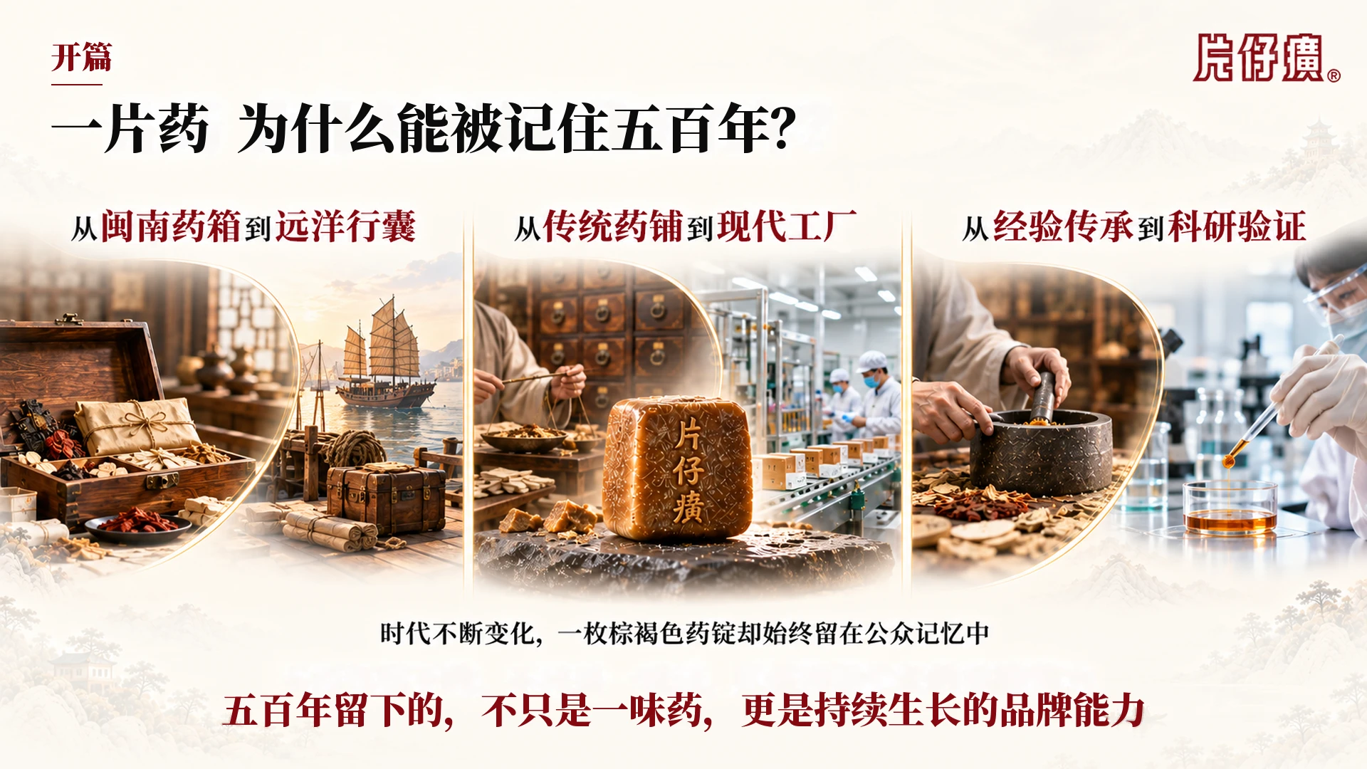一味药香 五百年向新 从国药传奇 到新时代中国品牌片仔癀企业介绍PPT - 预览图2