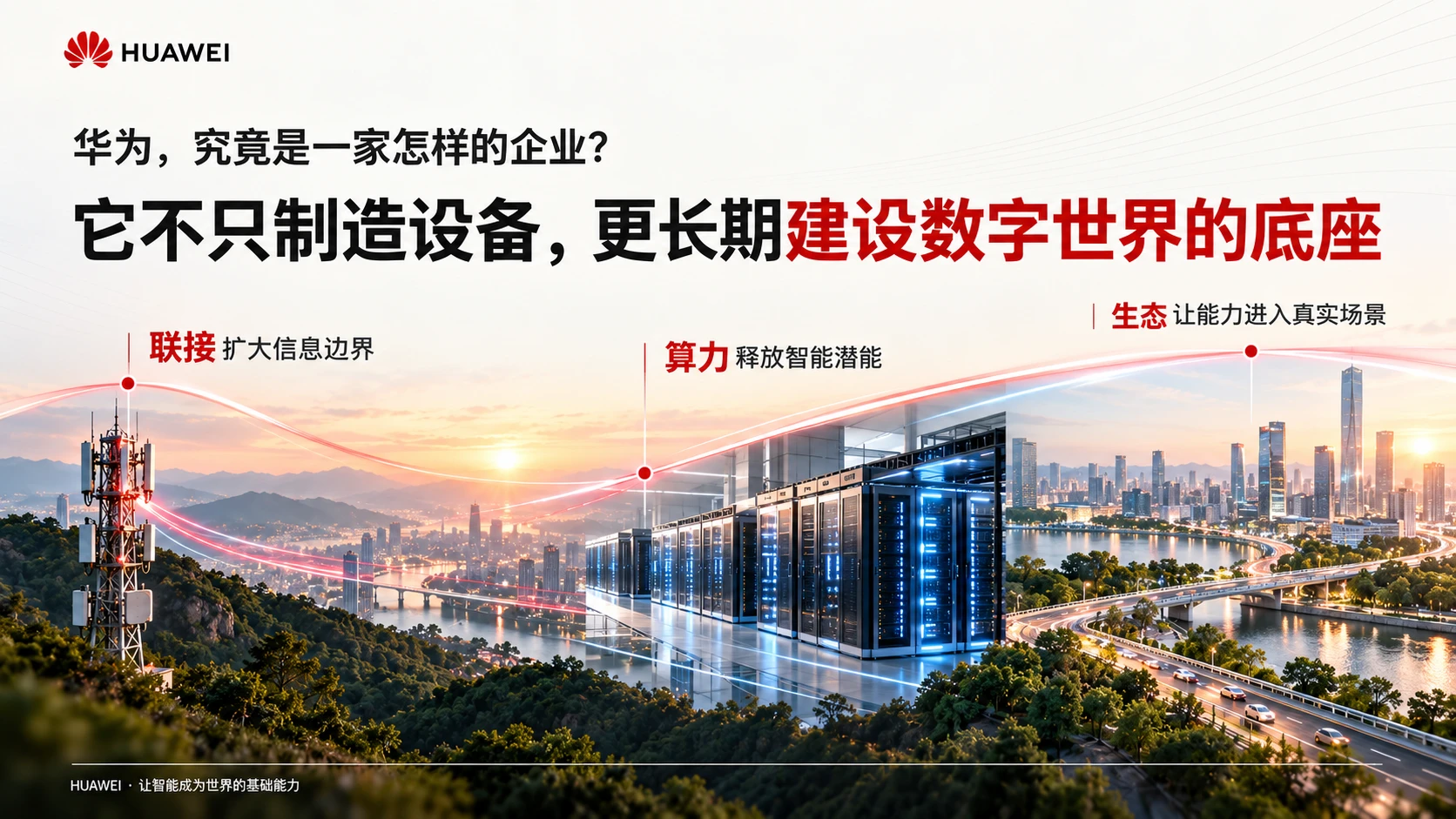 让智能成为世界的基础能力-华为企业介绍PPT - 预览图3