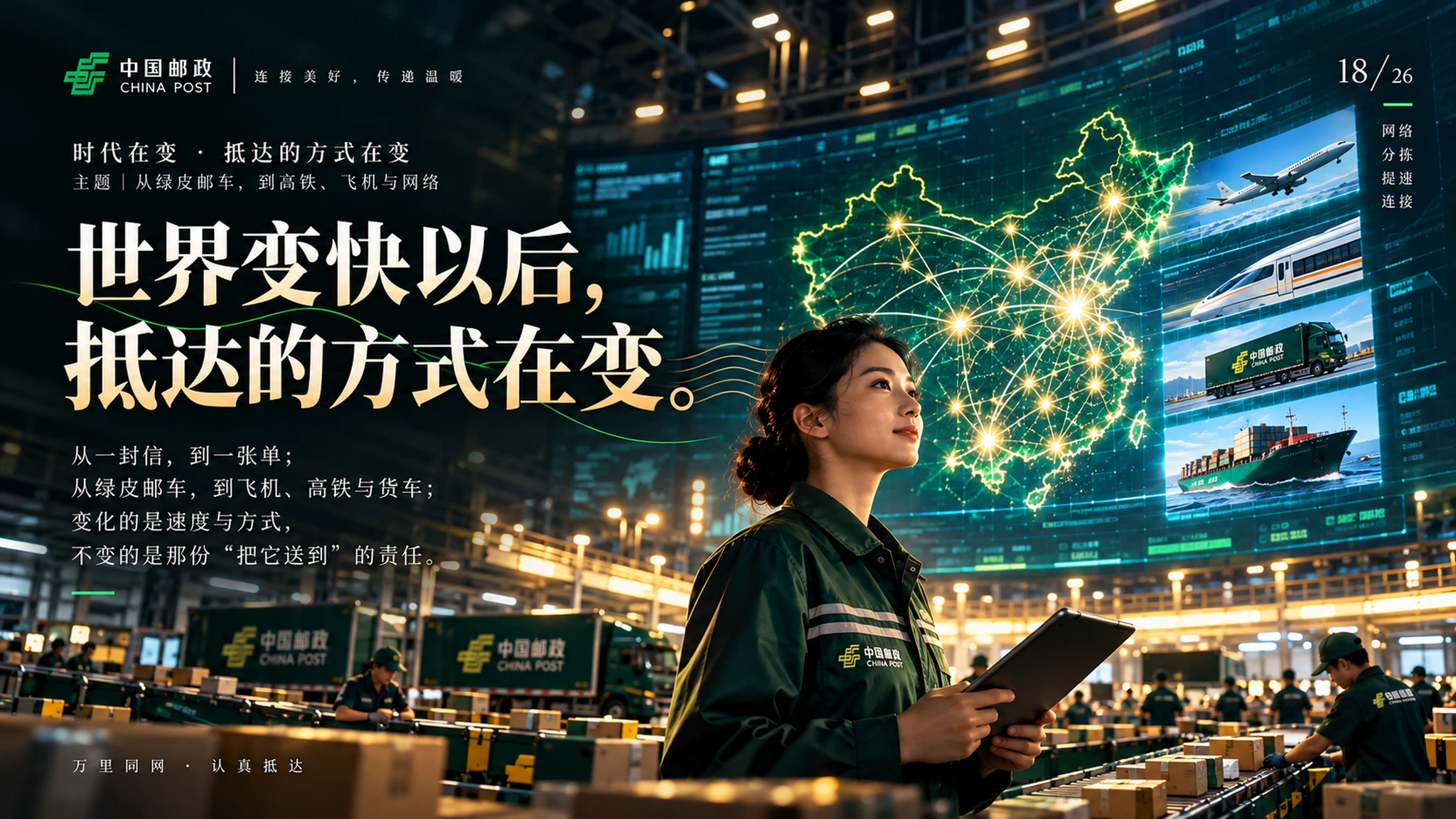 见字如面——中国邮政企业介绍PPT - 预览图9