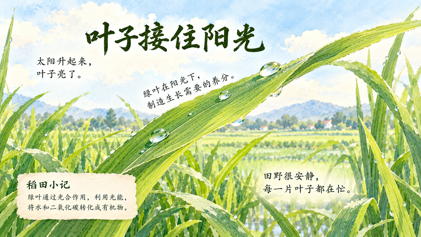 一生·稻｜自然绘本风生命故事PPT - 预览图3