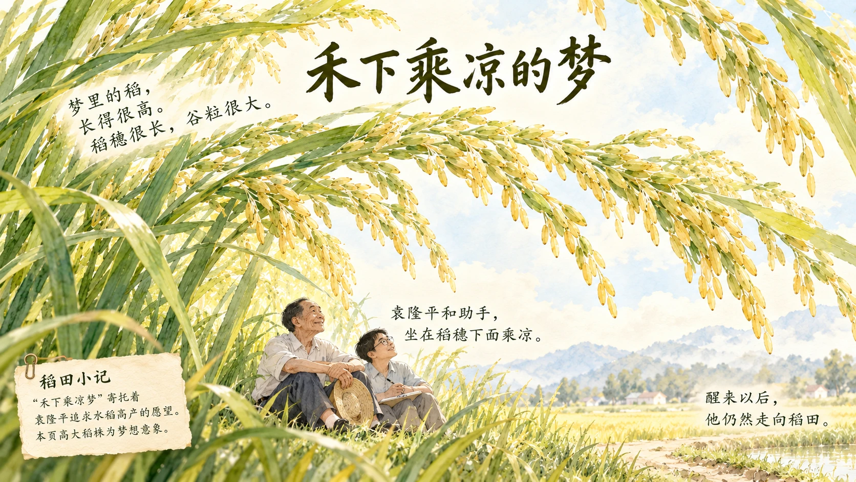 一生·稻｜自然绘本风生命故事PPT - 预览图9