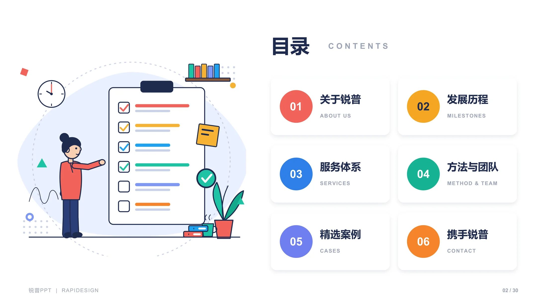 锐普演示企业介绍PPT（可编辑/插画/动画） - 预览图1