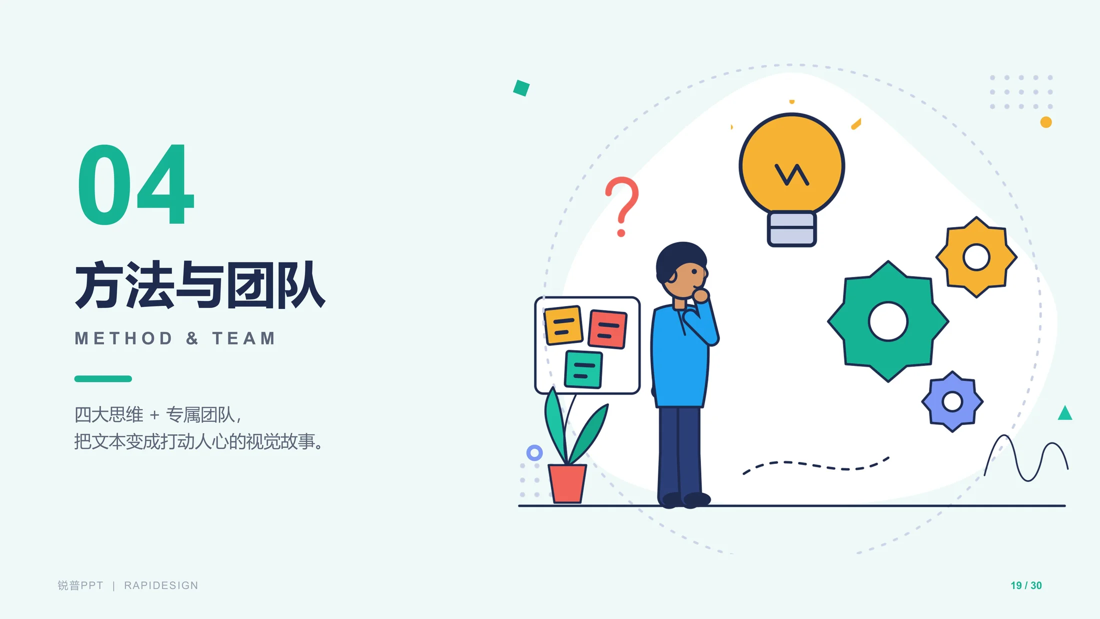 锐普演示企业介绍PPT（可编辑/插画/动画） - 预览图18