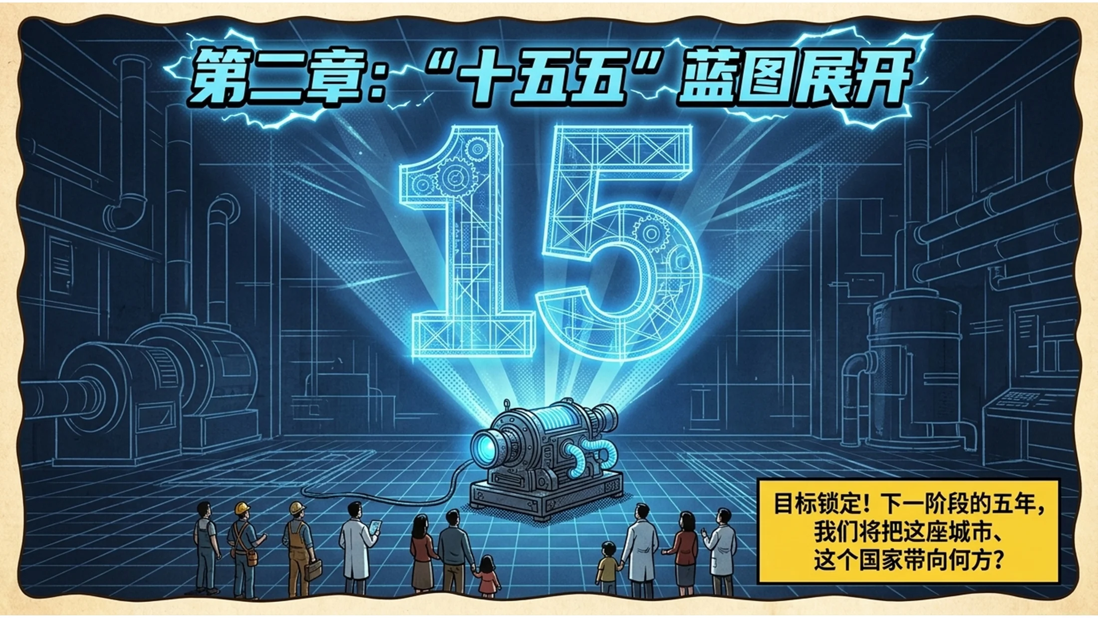 炫彩卡通漫画故事版风格政府工作报告PPT - 预览图6