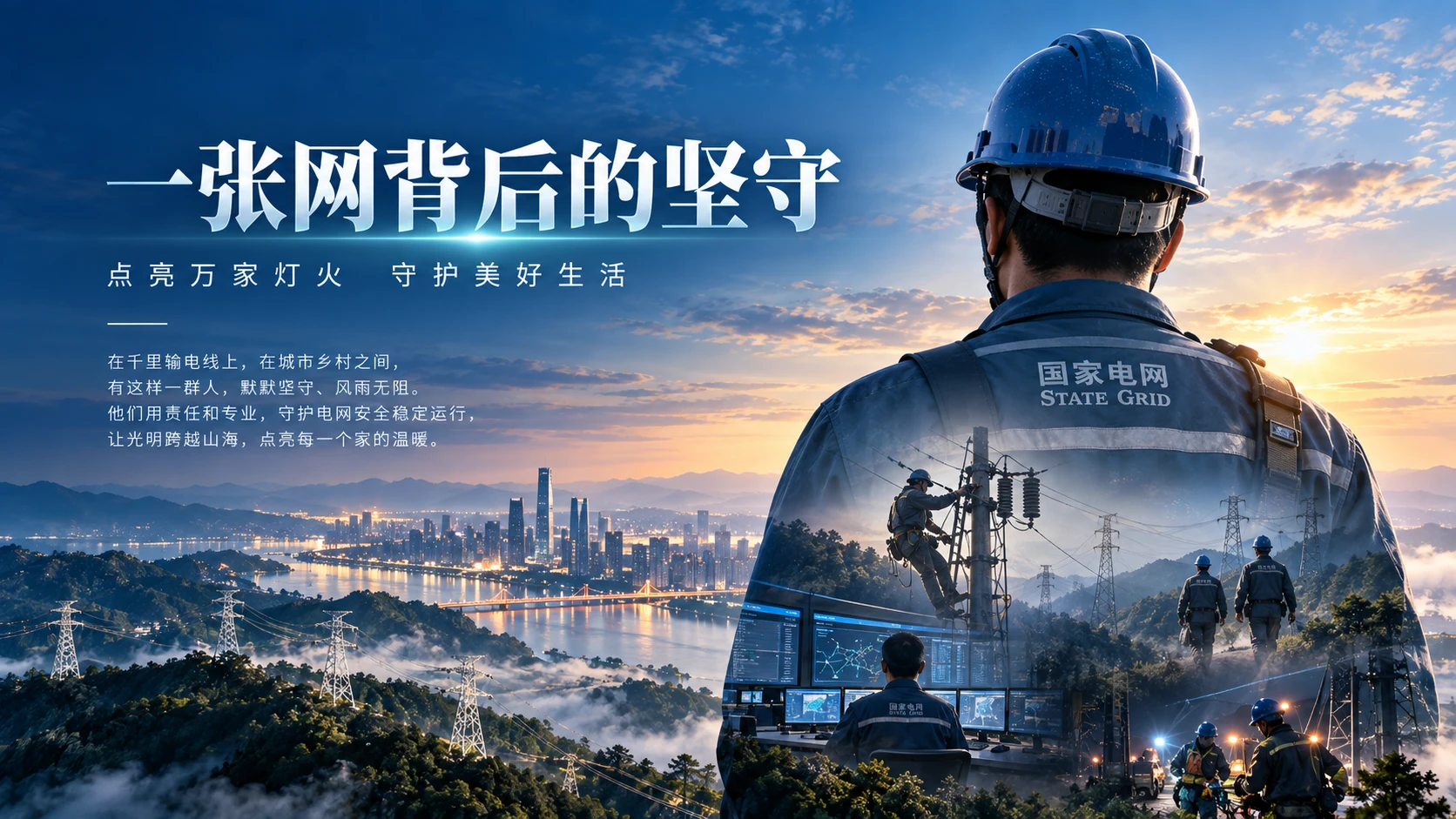 光的版图——国家电网企业介绍PPT【深色版】 - 预览图12