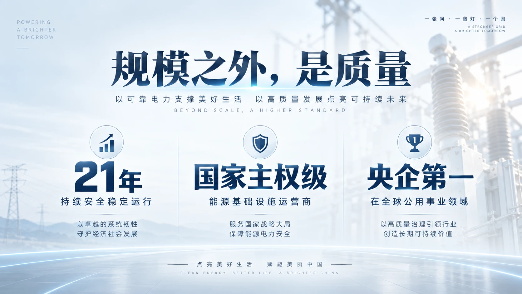 光的版图——国家电网企业介绍PPT【深色版】 - 预览图14