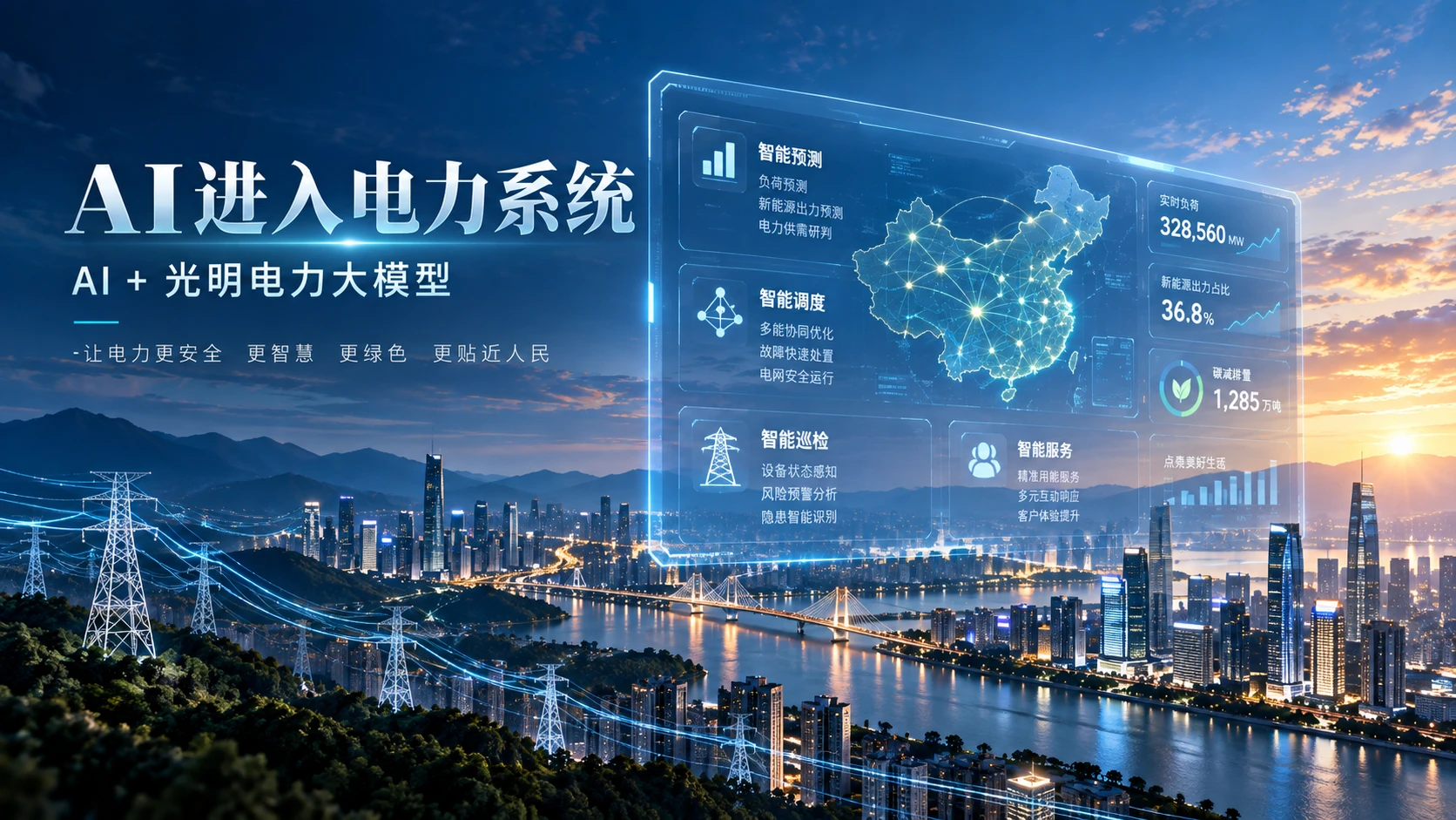 光的版图——国家电网企业介绍PPT【深色版】 - 预览图17