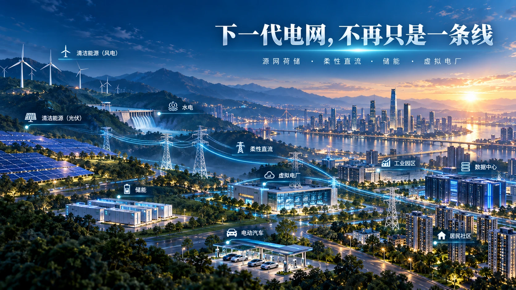 光的版图——国家电网企业介绍PPT【深色版】 - 预览图19