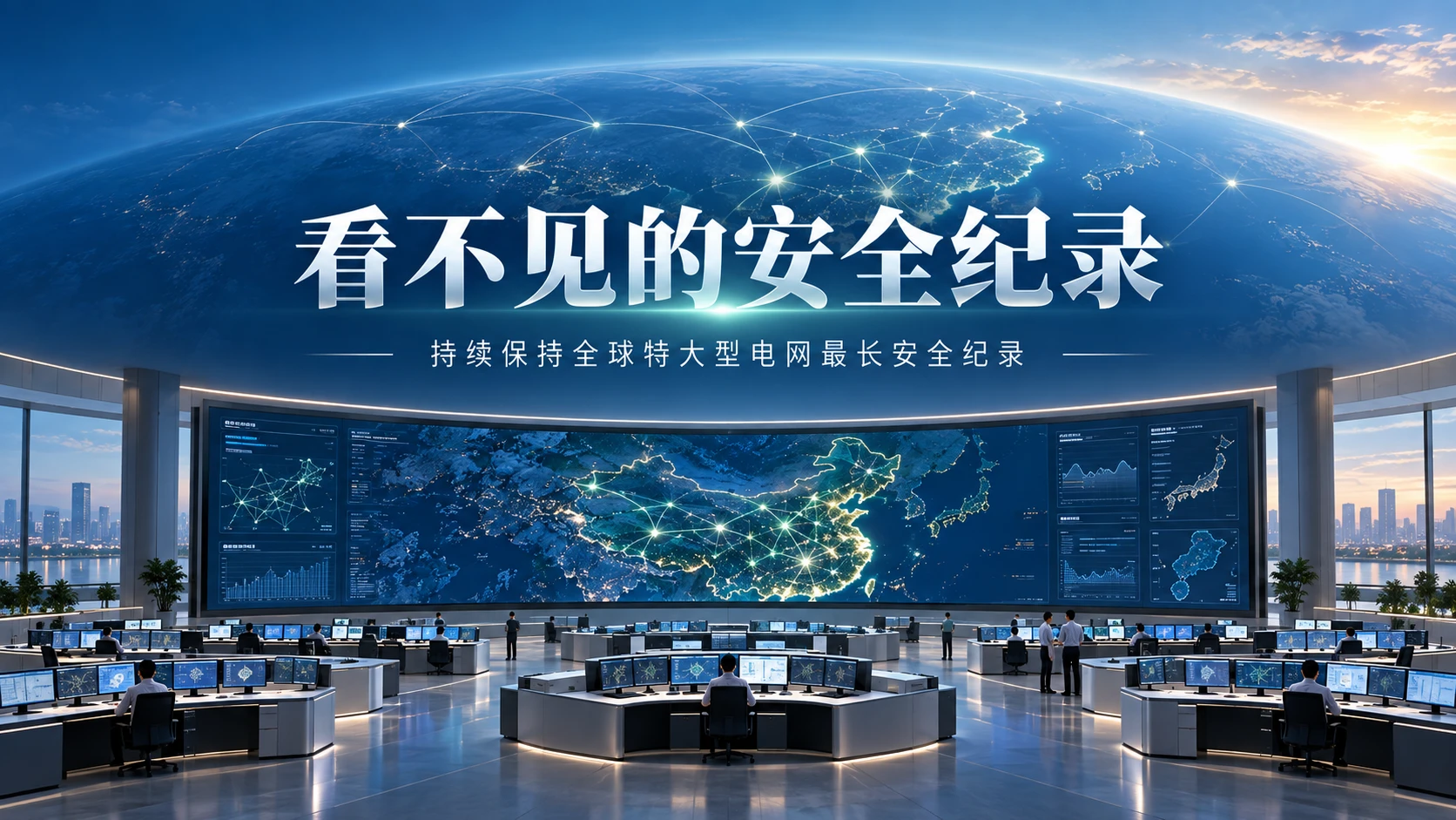 光的版图——国家电网企业介绍PPT【深色版】 - 预览图8
