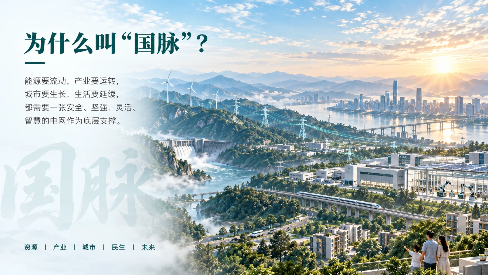 国脉——国家电网企业介绍PPT - 预览图1