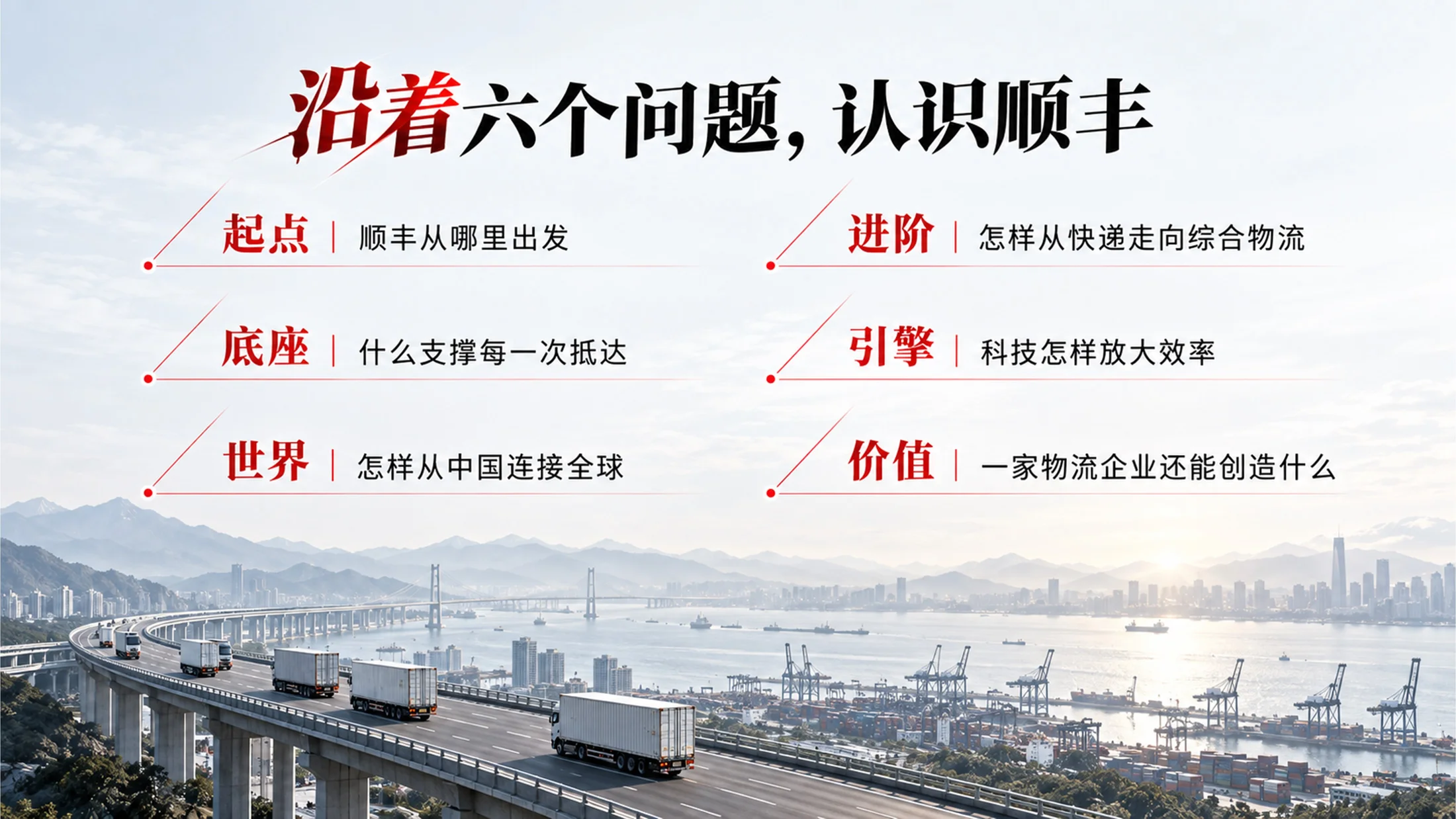 《抵达，不止于快》顺丰控股企业介绍PPT｜高端物流企业品牌宣传汇报模板 - 预览图3
