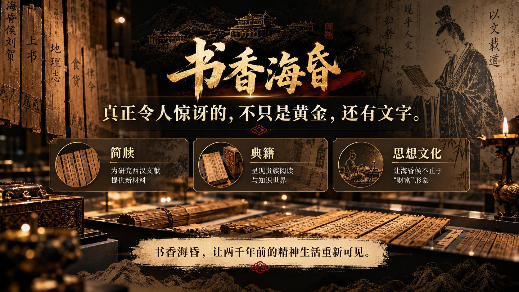 一眼两千年：走进南昌汉代海昏侯国遗址博物馆｜文博文化+历史故事型PPT - 预览图7